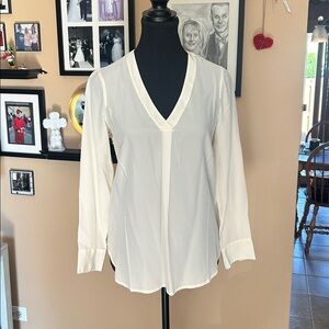 J. Crew Elegant Cream Top